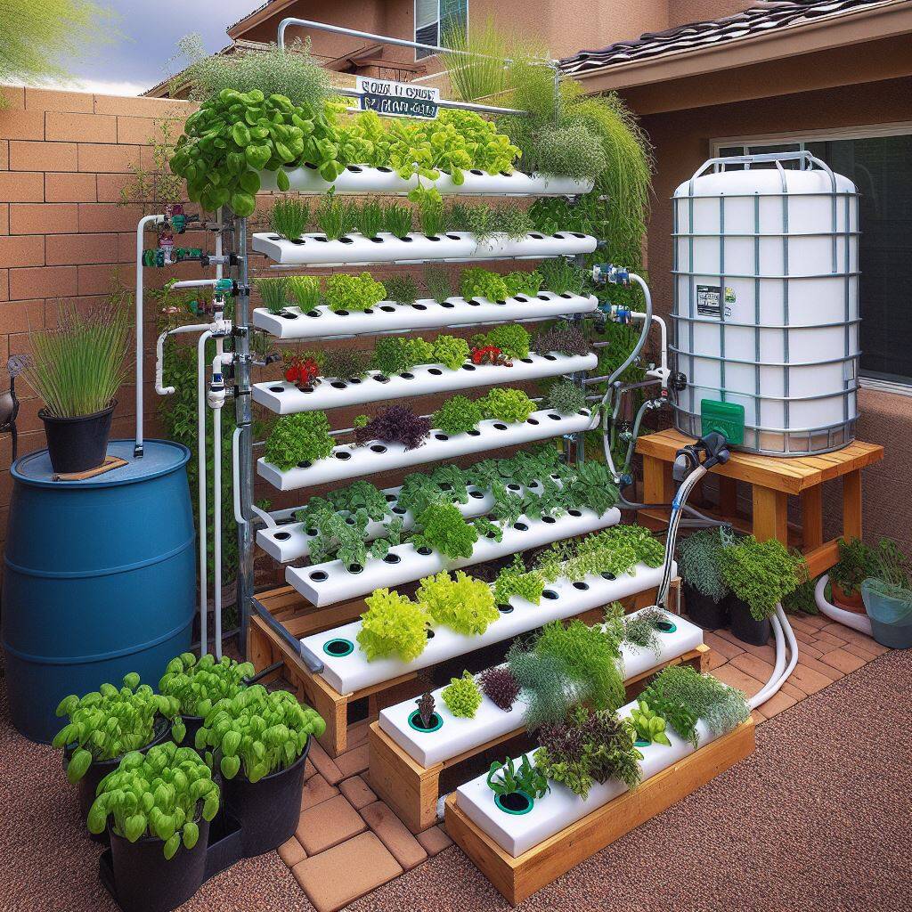 Indoor Hydroponic Garden