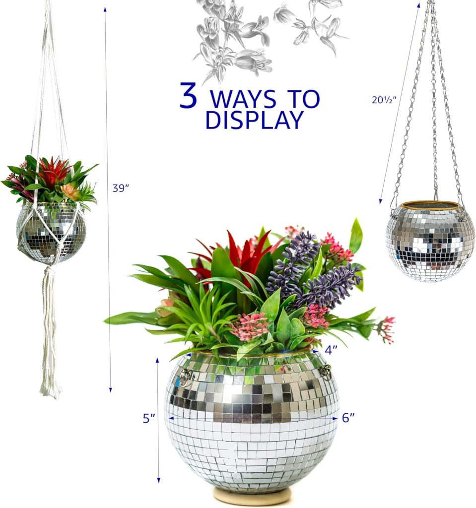 Disco Ball Planter