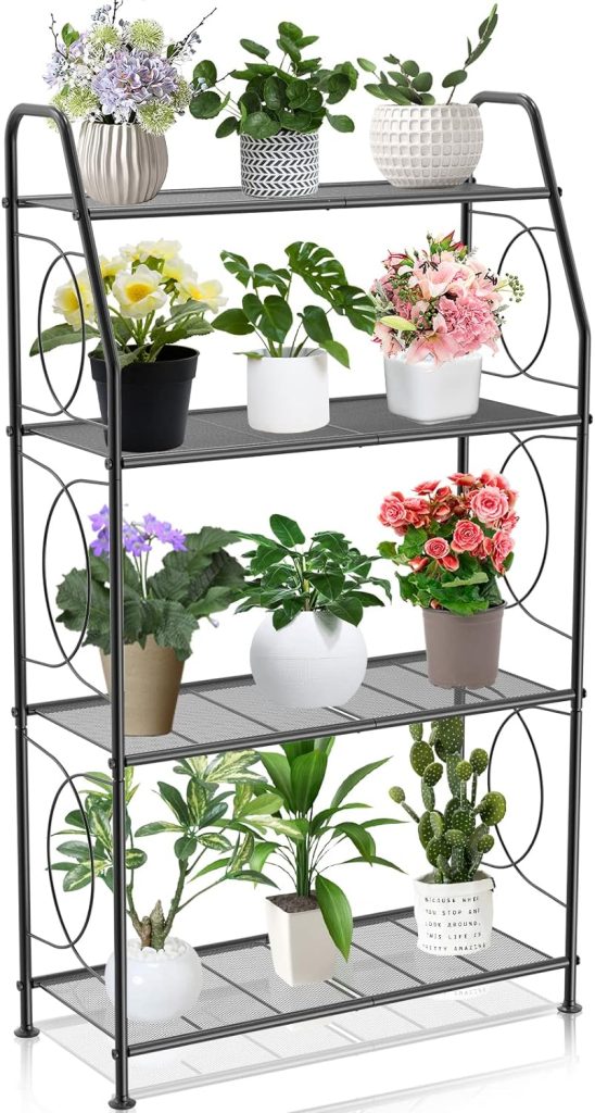 Metal Tall Plant Stands Holder Rack for Living Room