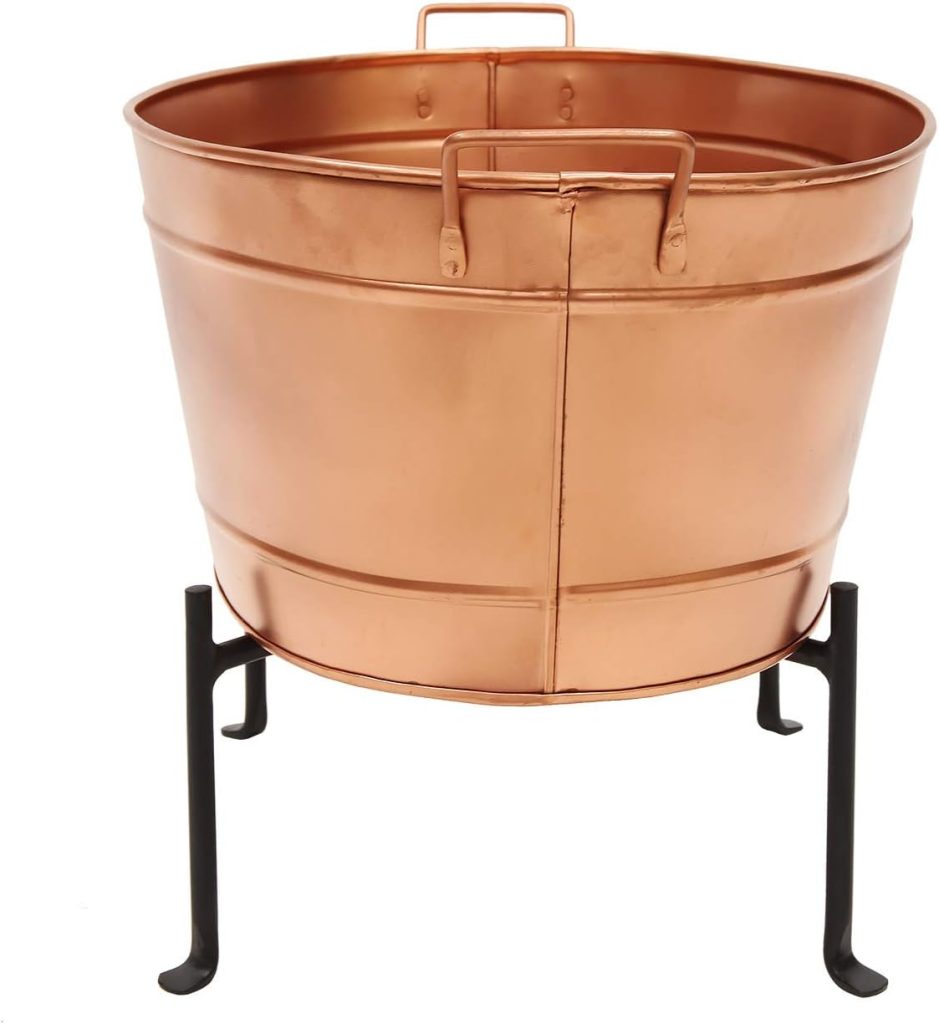 large planter with stand 