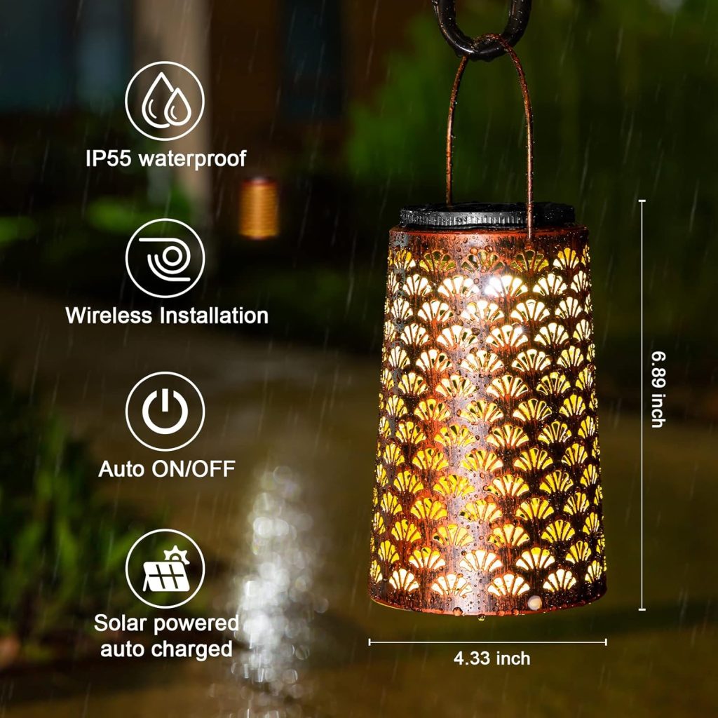 Solar Hanging Outdoor Garden Decor Lights