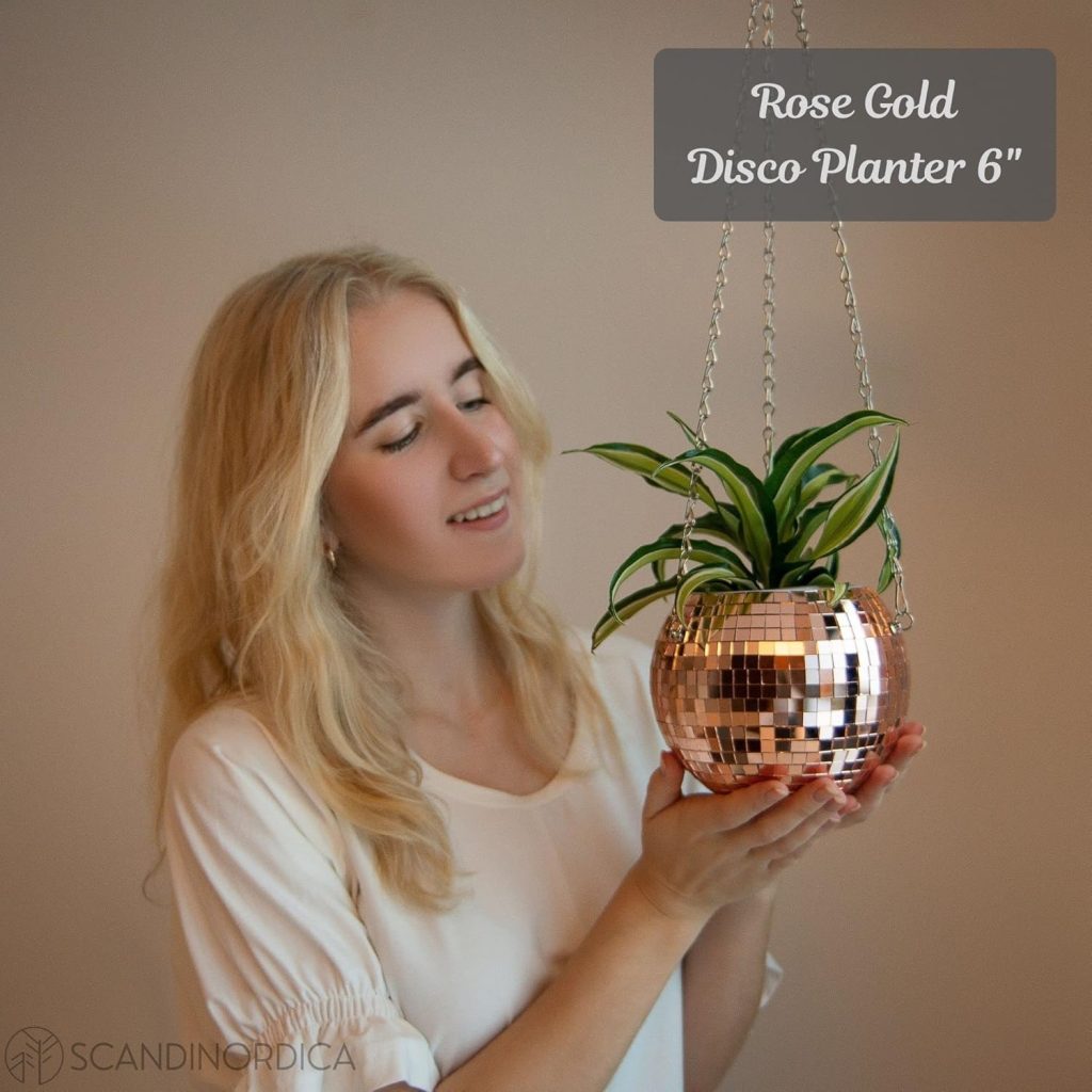 Disco Ball Planter