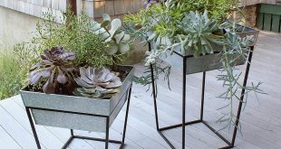 large planter with a stand